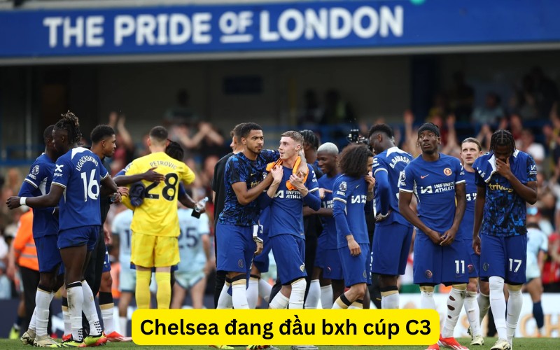 Chelsea đang đầu bxh cúp C3