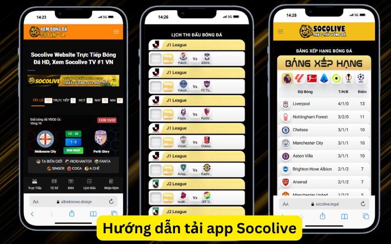 app socolive xem bóng đá