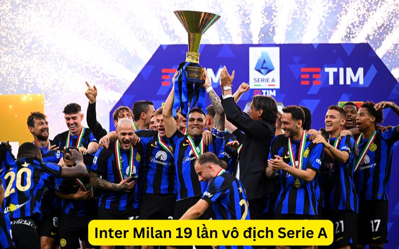 Inter Milan 19 lần vô địch Serie A